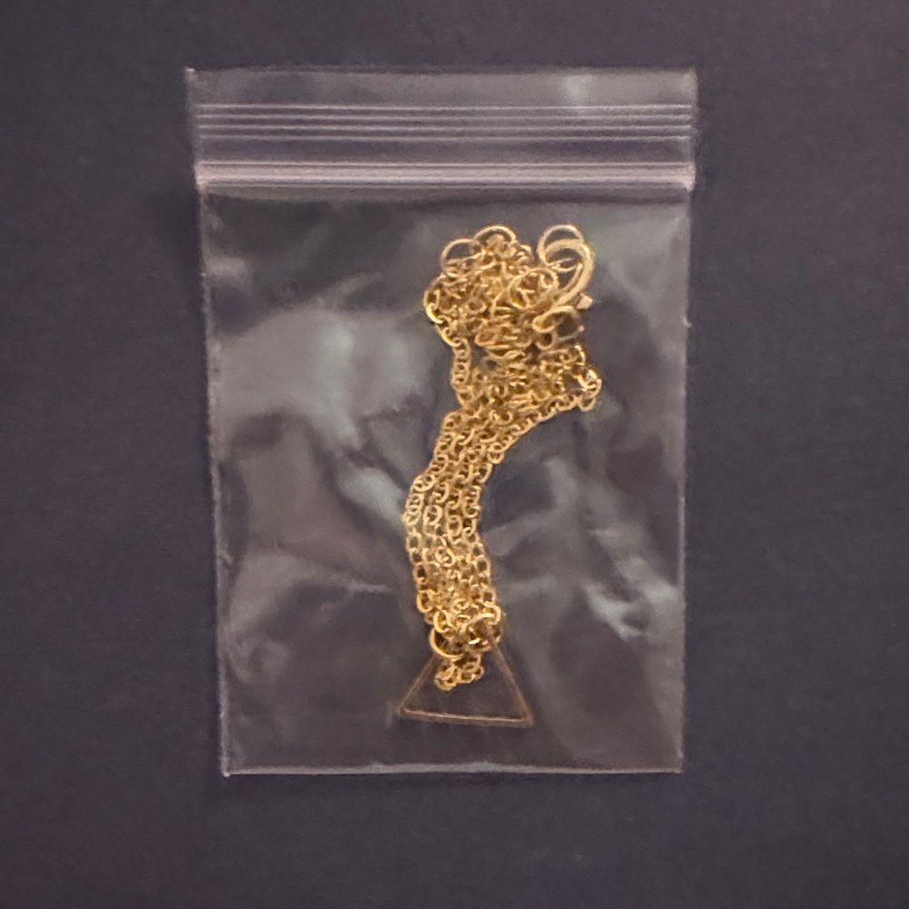Elegant Gold-Toned Chain Necklace